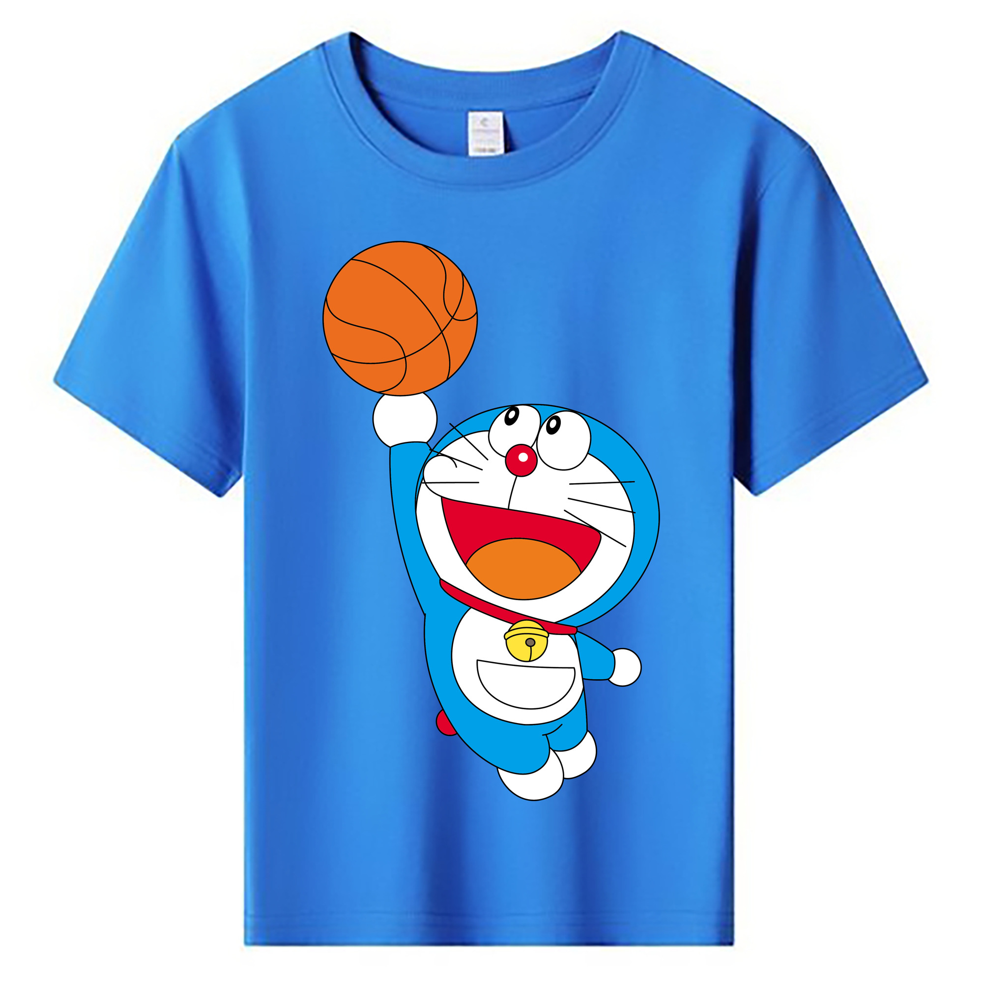 （画像用） ドラえもん Doraemon 綿100％キッズTシャツ（フロントプリント）